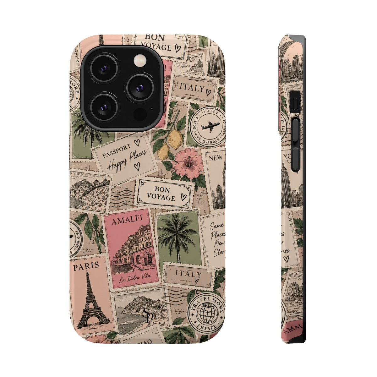 Travel Passport Stamp Magnetic Case