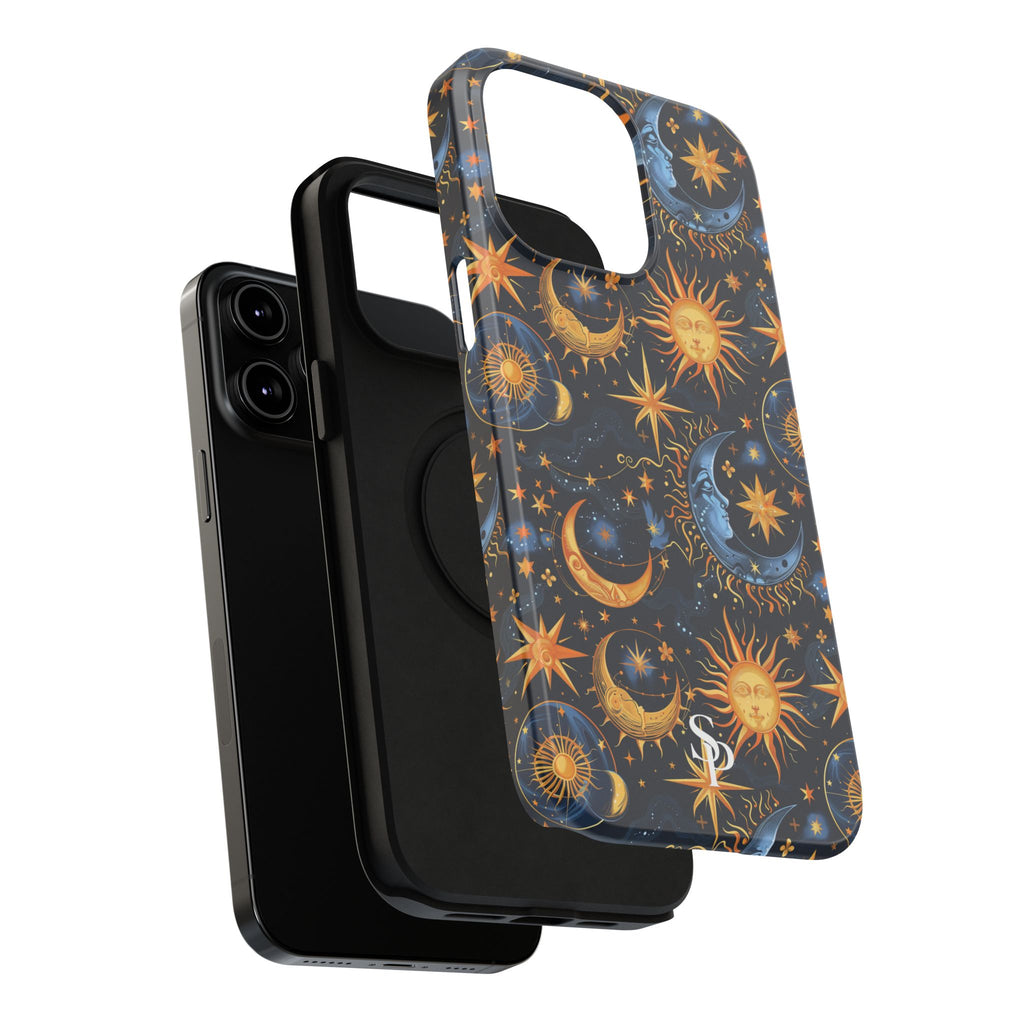 Celestial Sun and Moon Impact-Resistant Phone Case