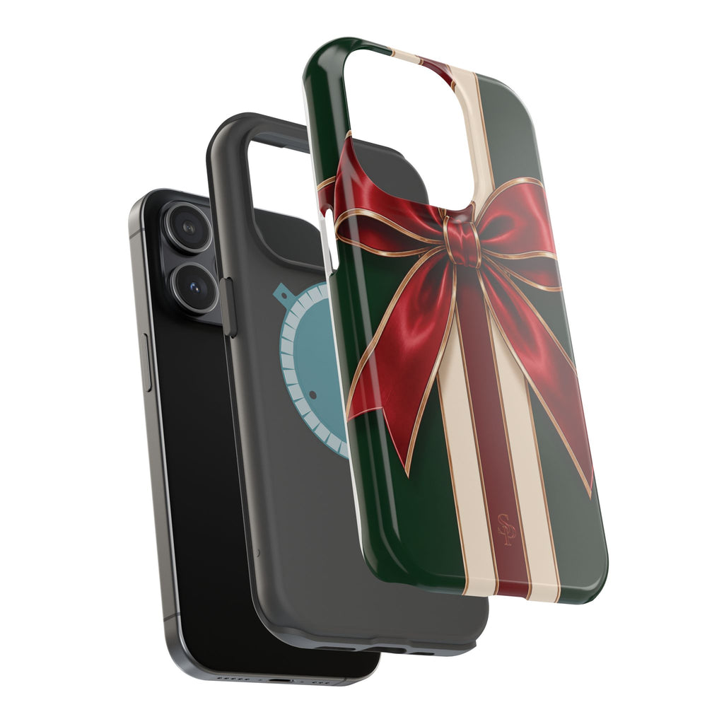 Christmas Gift Bow Magnetic Phone Case