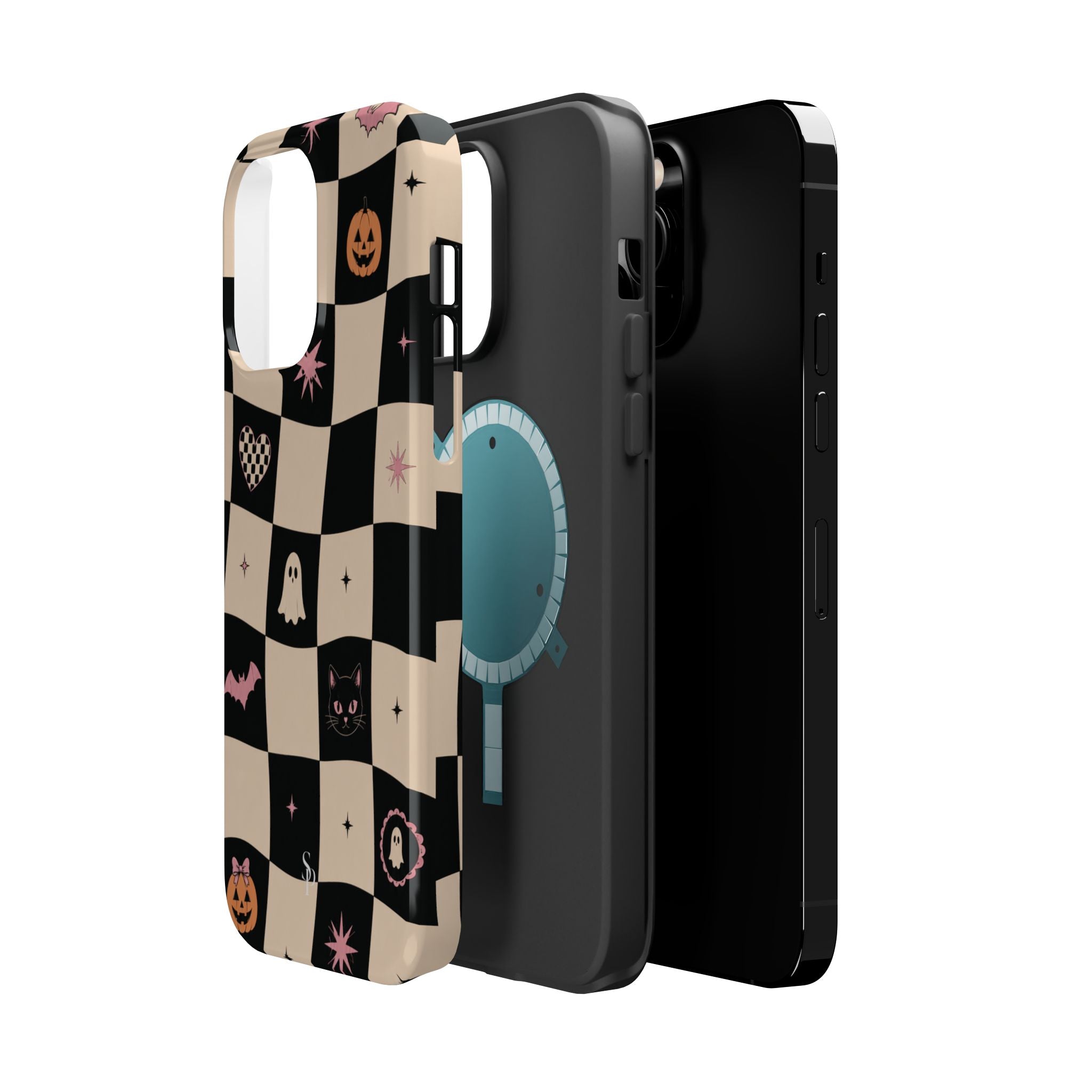Halloween Checkerboard Magnetic Phone Case