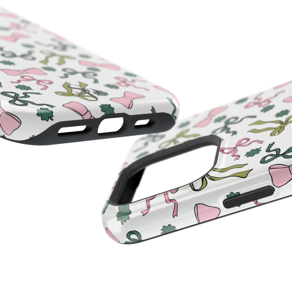 Bows and Shamrocks Magnetic Phone Case