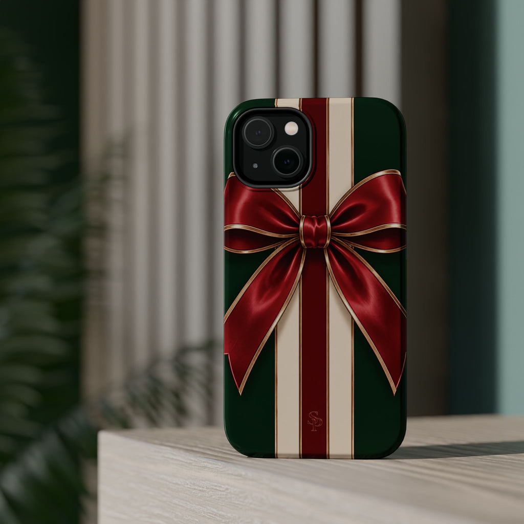 Christmas Gift Bow Magnetic Phone Case