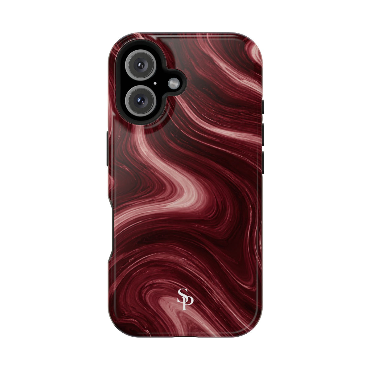 Burgundy Marble Magnetic Phone Case
