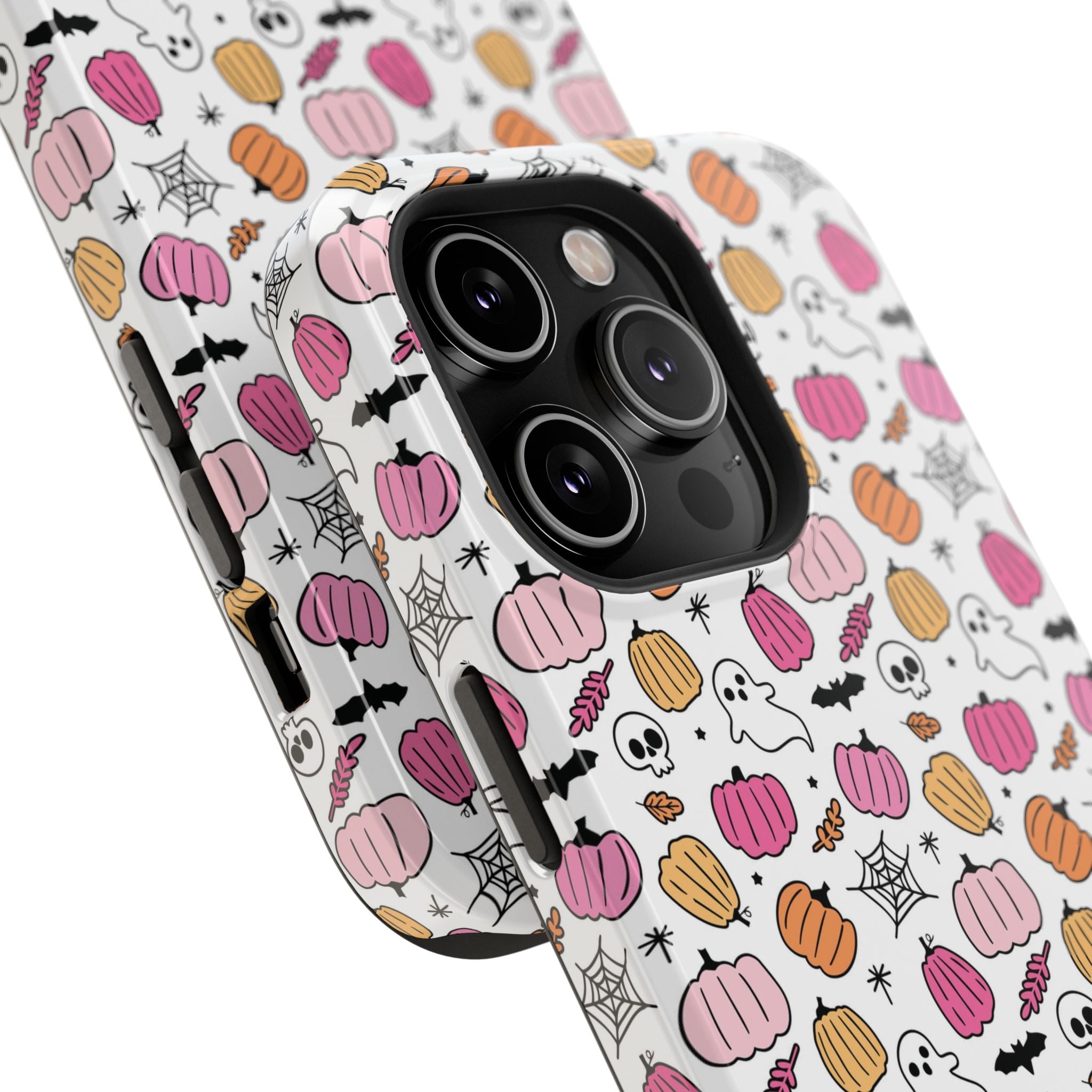 Pink Halloween Impact-Resistant Cases
