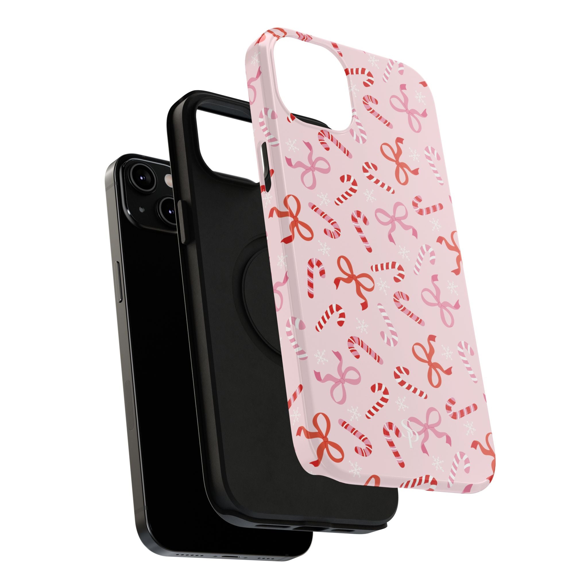 Candy Cane Impact-Resistant Phone Case - Limited Edition