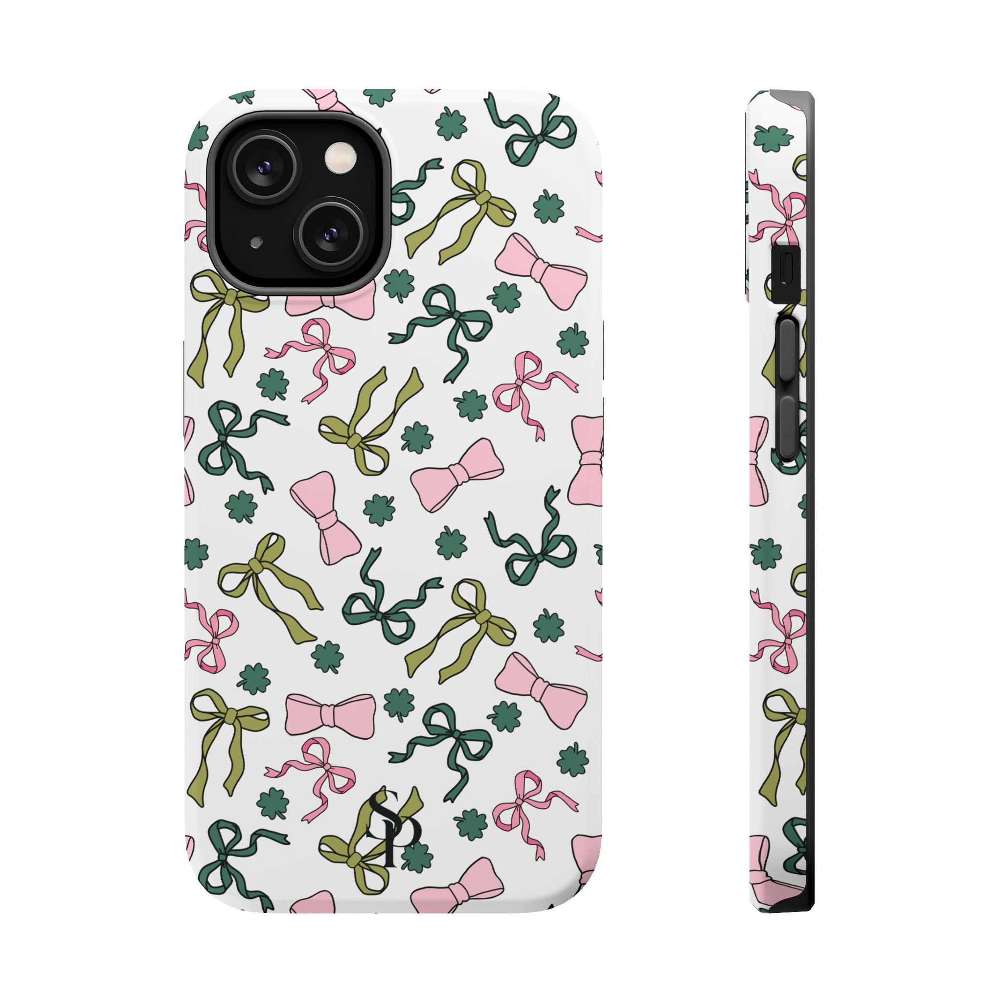 Bows and Shamrocks Magnetic Phone Case