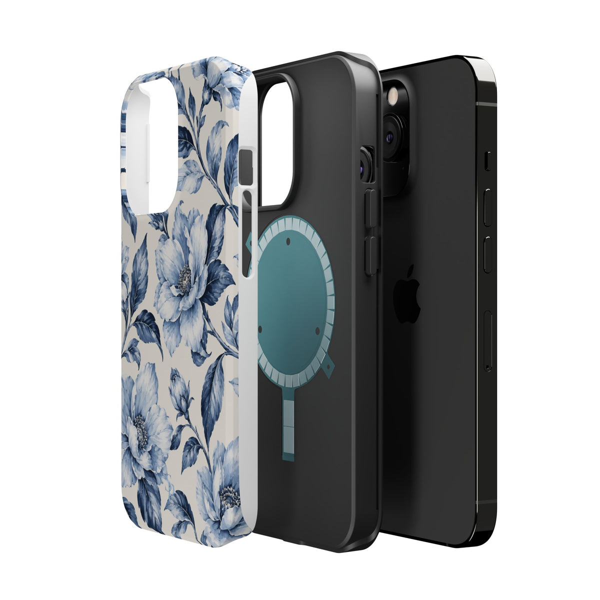 Glacier Floral Magnetic Phone Case