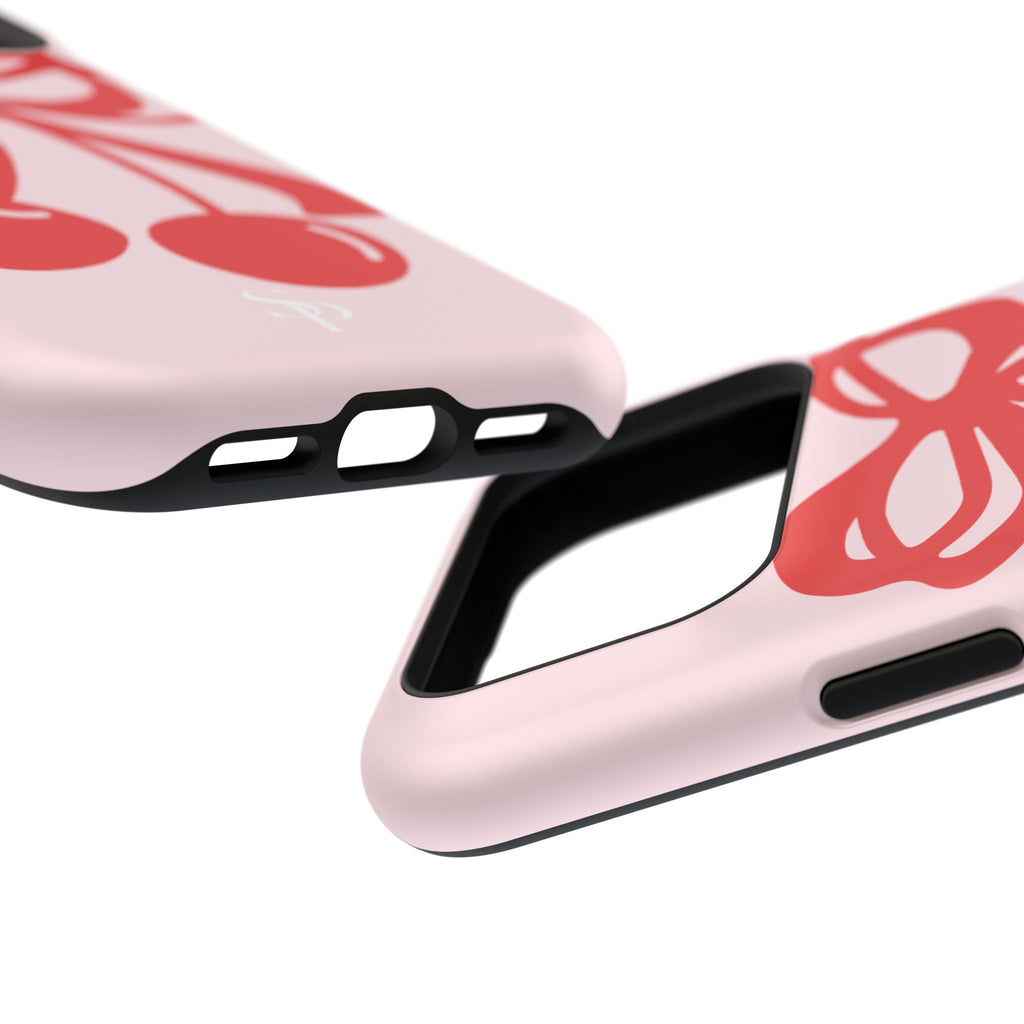 Cherry Bow Impact-Resistant Phone Case