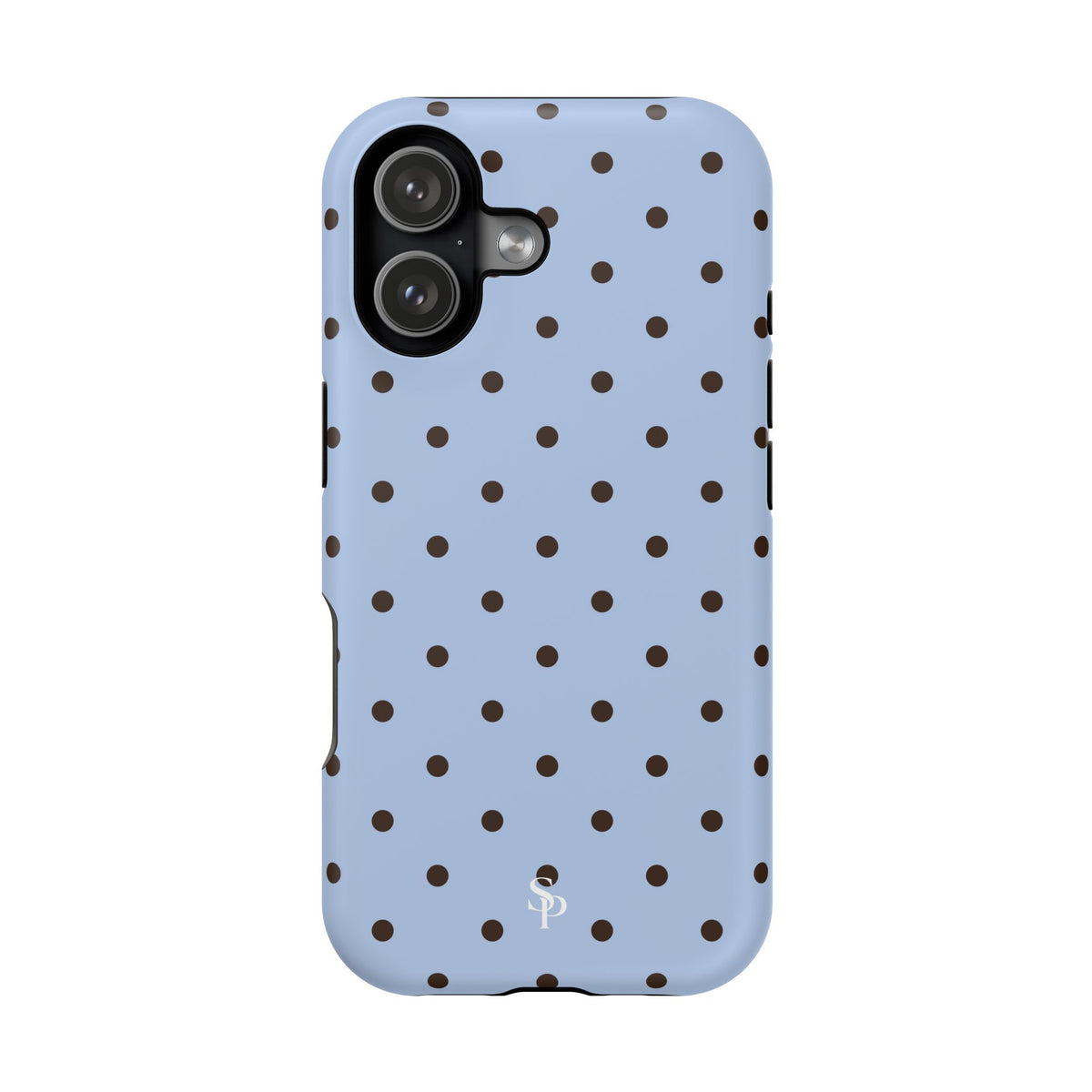 Blue Polka Dot Magnetic Impact Phone Case