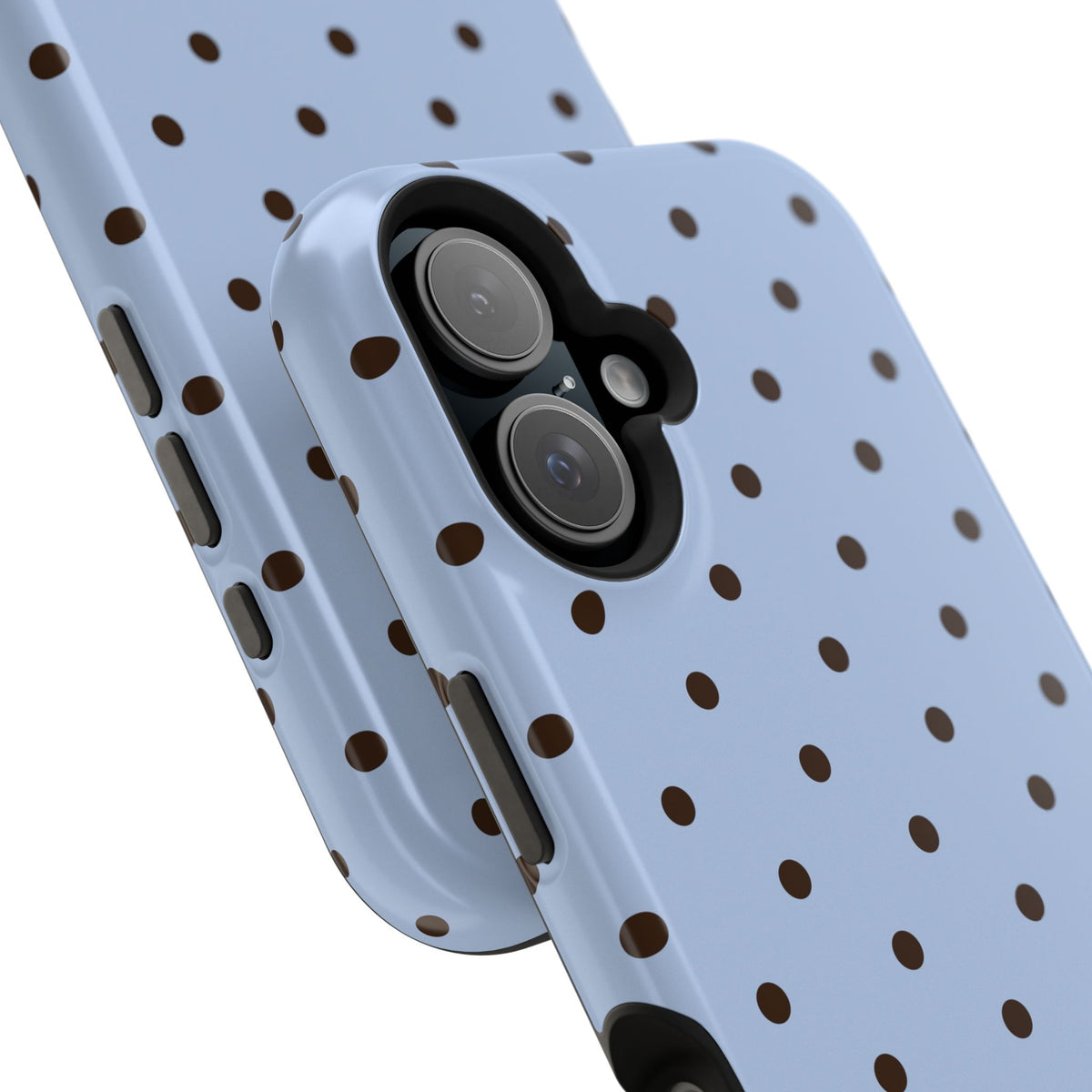 Blue Polka Dot Magnetic Impact Phone Case