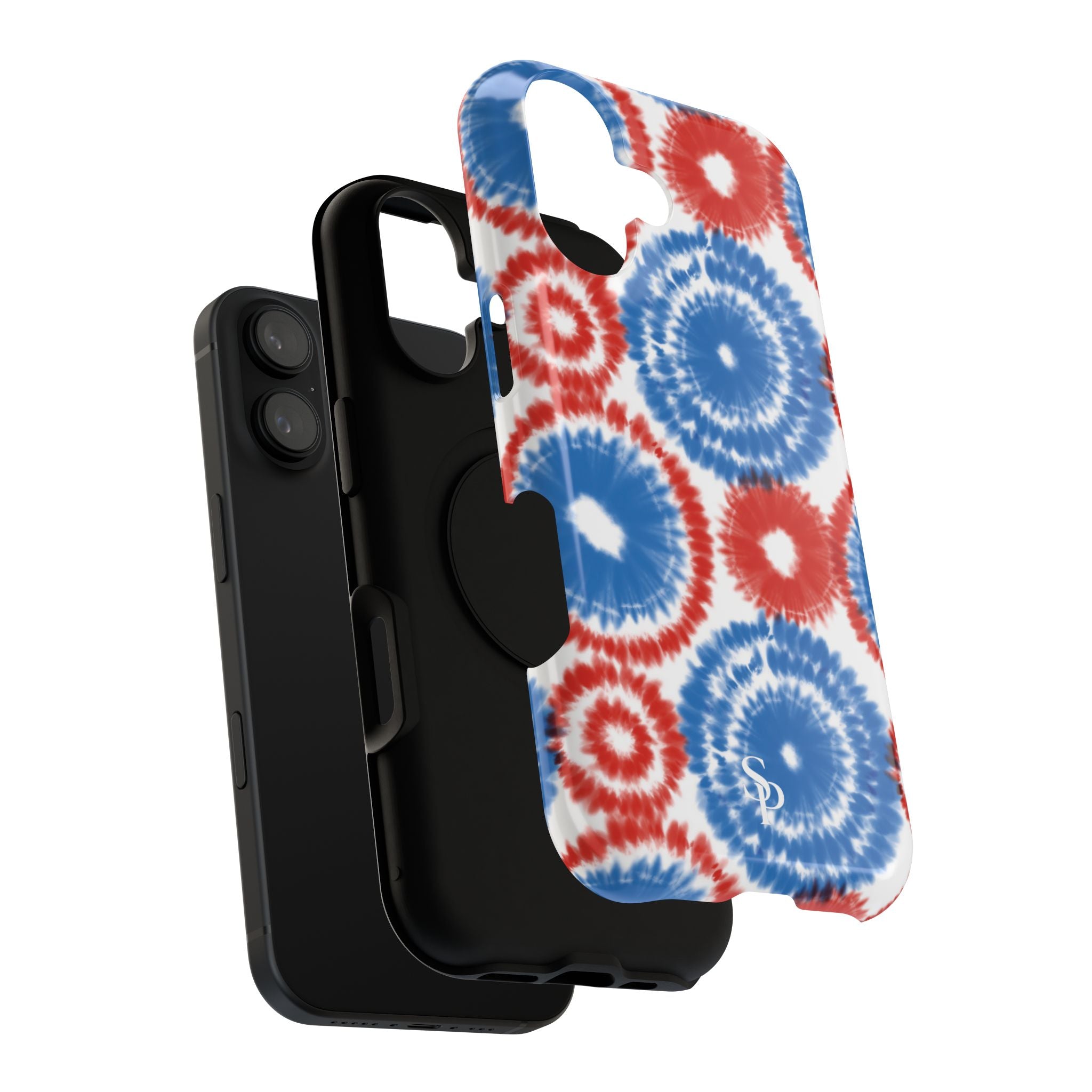 Patriotic Tie Dye Impact Resistant Phone Case