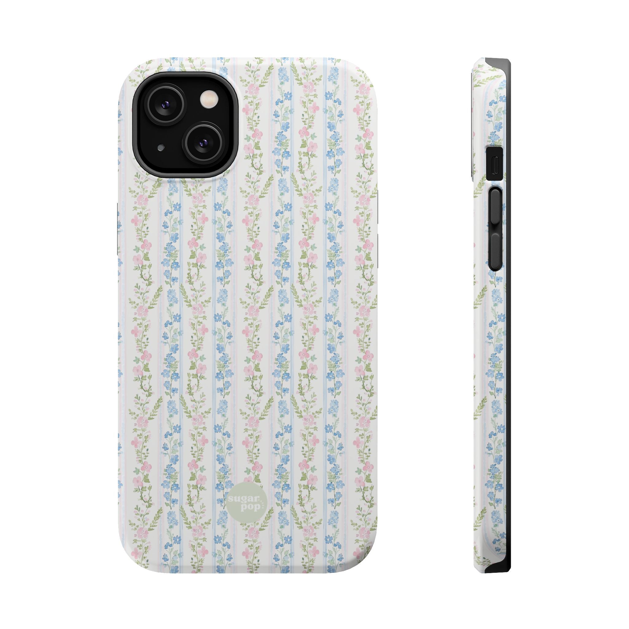 Pastel Floral Pattern Magnetic Tough Case