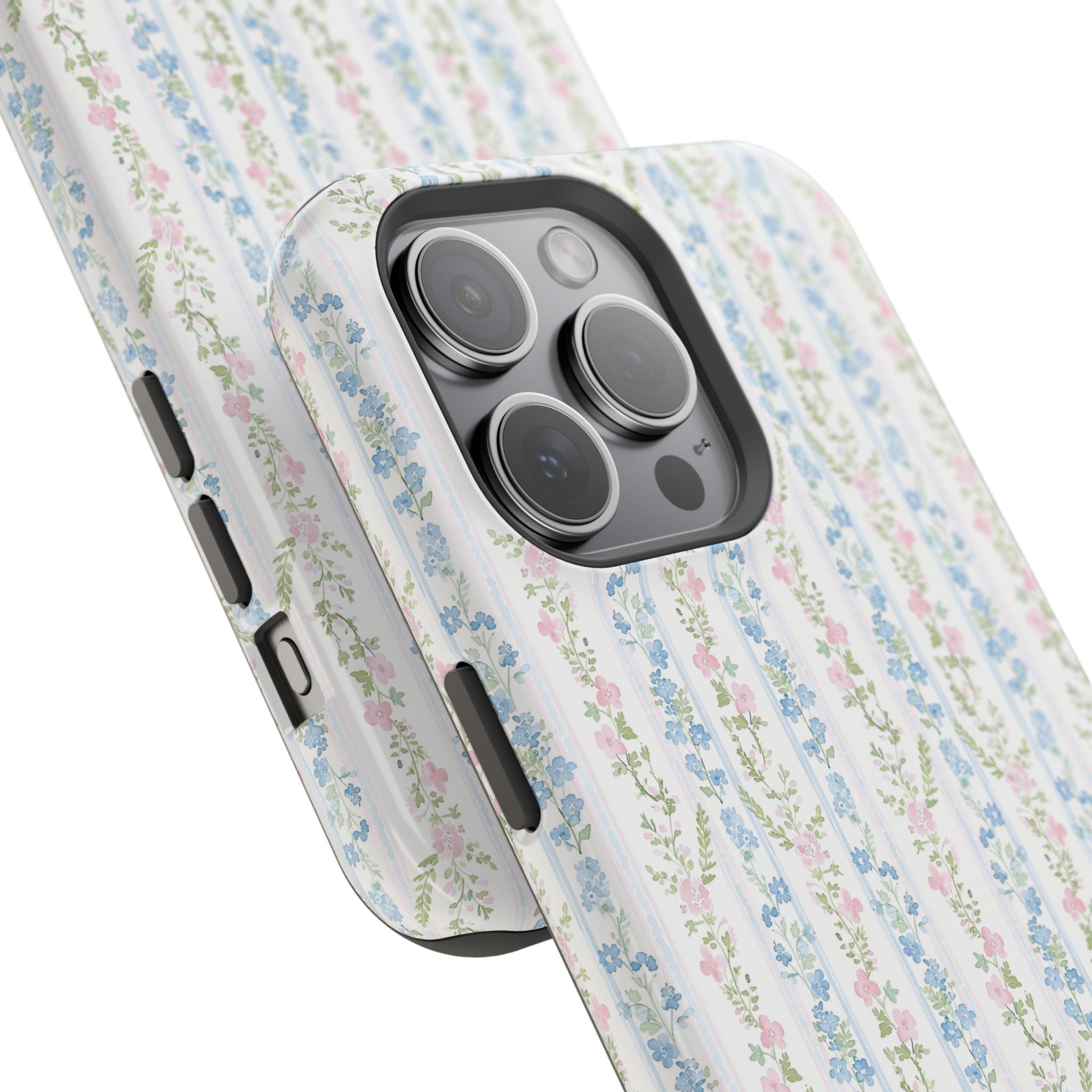 Pastel Floral Pattern Magnetic Tough Case