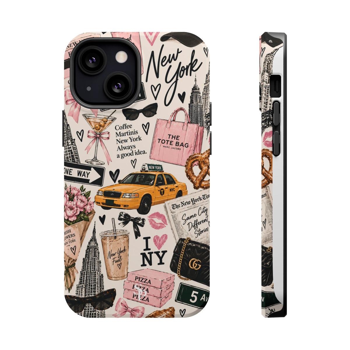 Pink New York Magnetic Phone Case