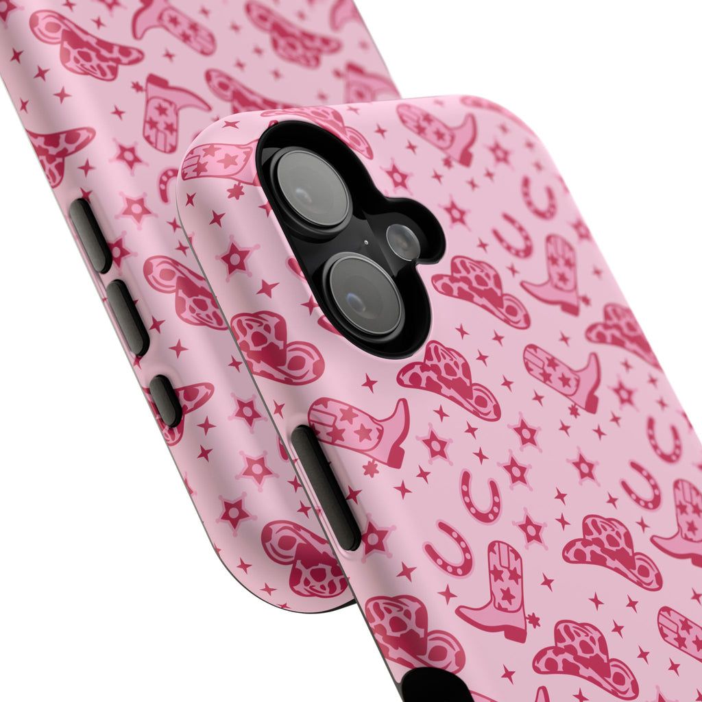 Pink Cowgirl Impact-Resistant Case