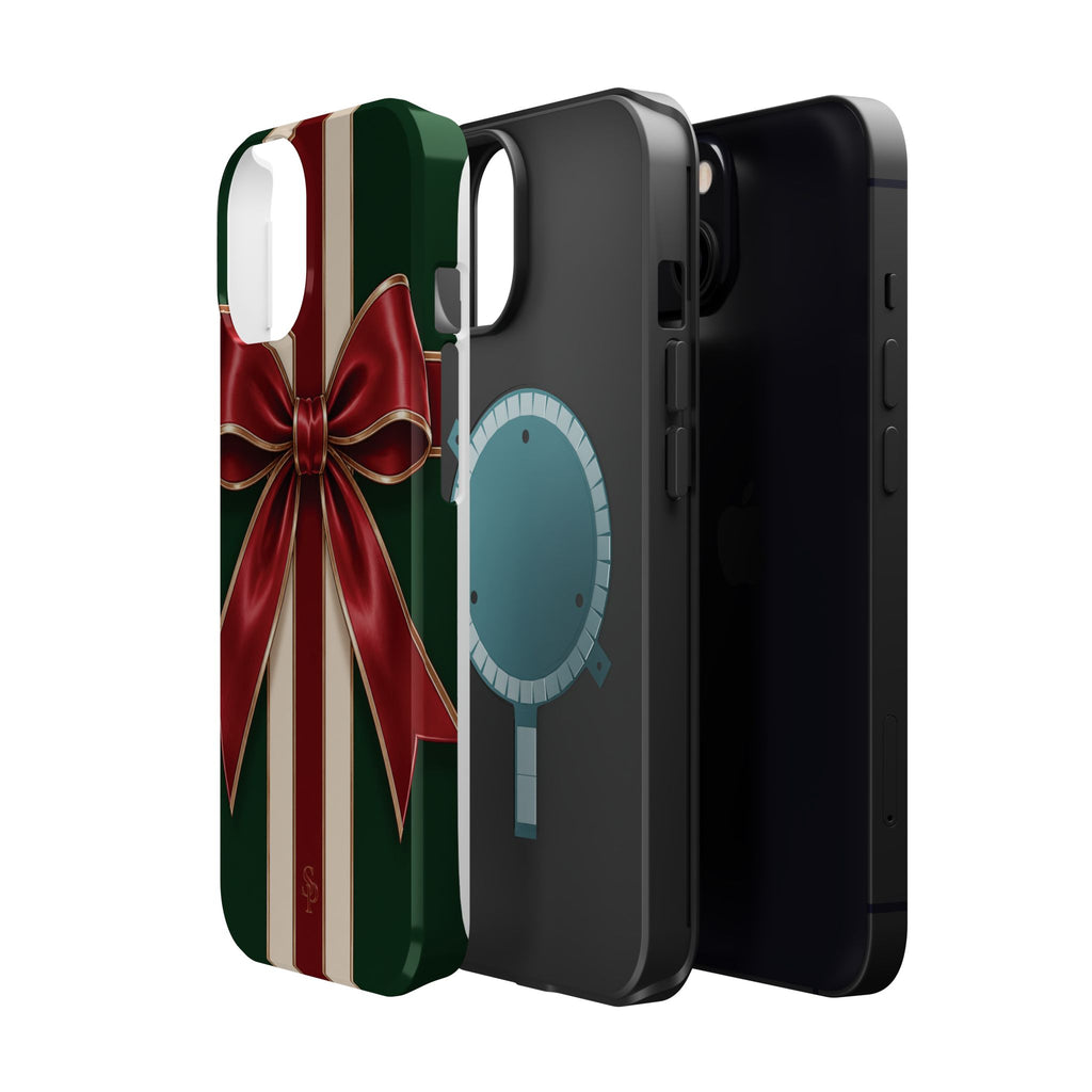 Christmas Gift Bow Magnetic Phone Case