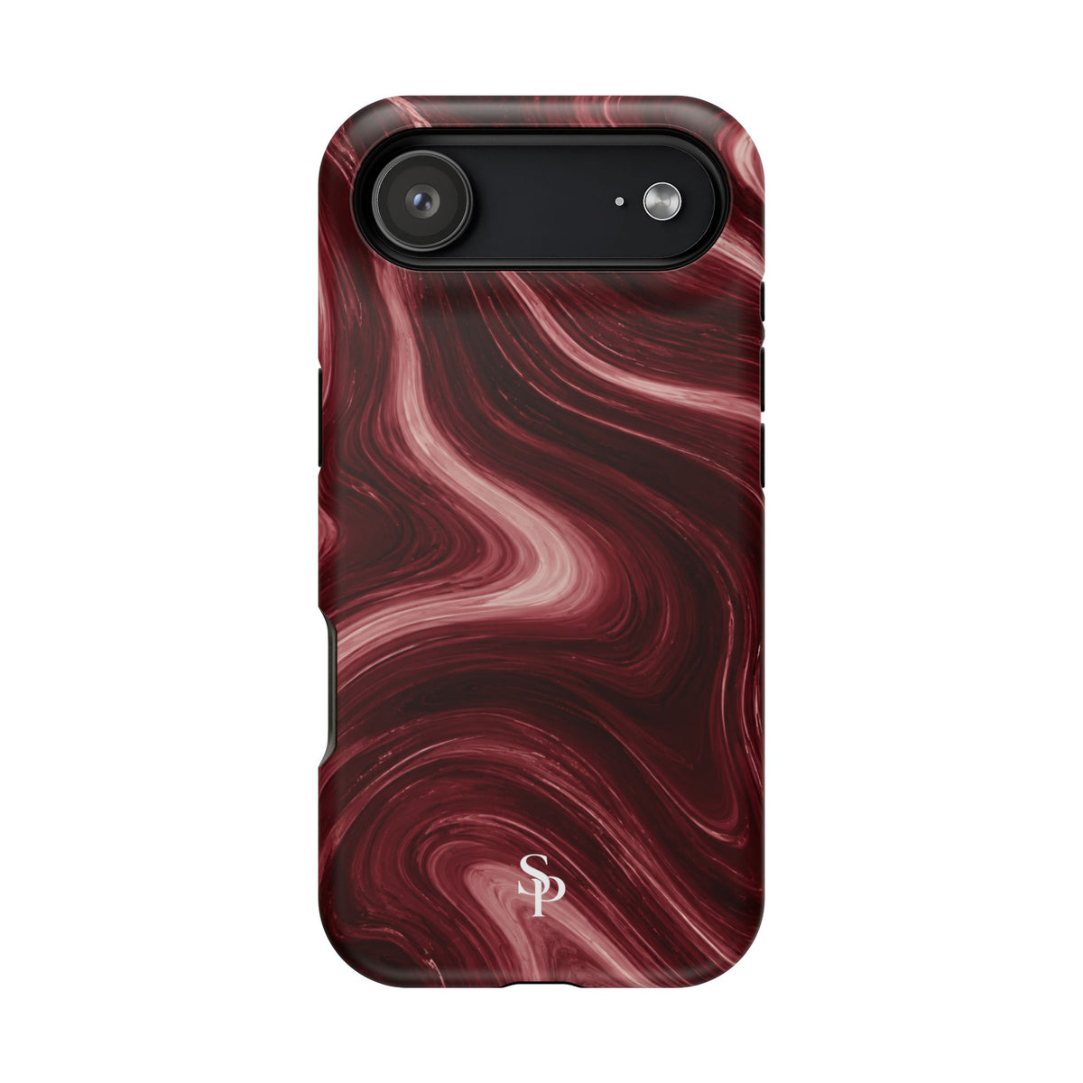 Burgundy Marble Magnetic Phone Case