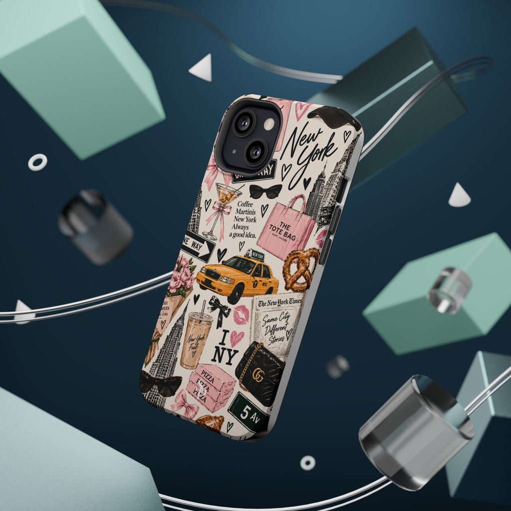 Pink New York Magnetic Phone Case