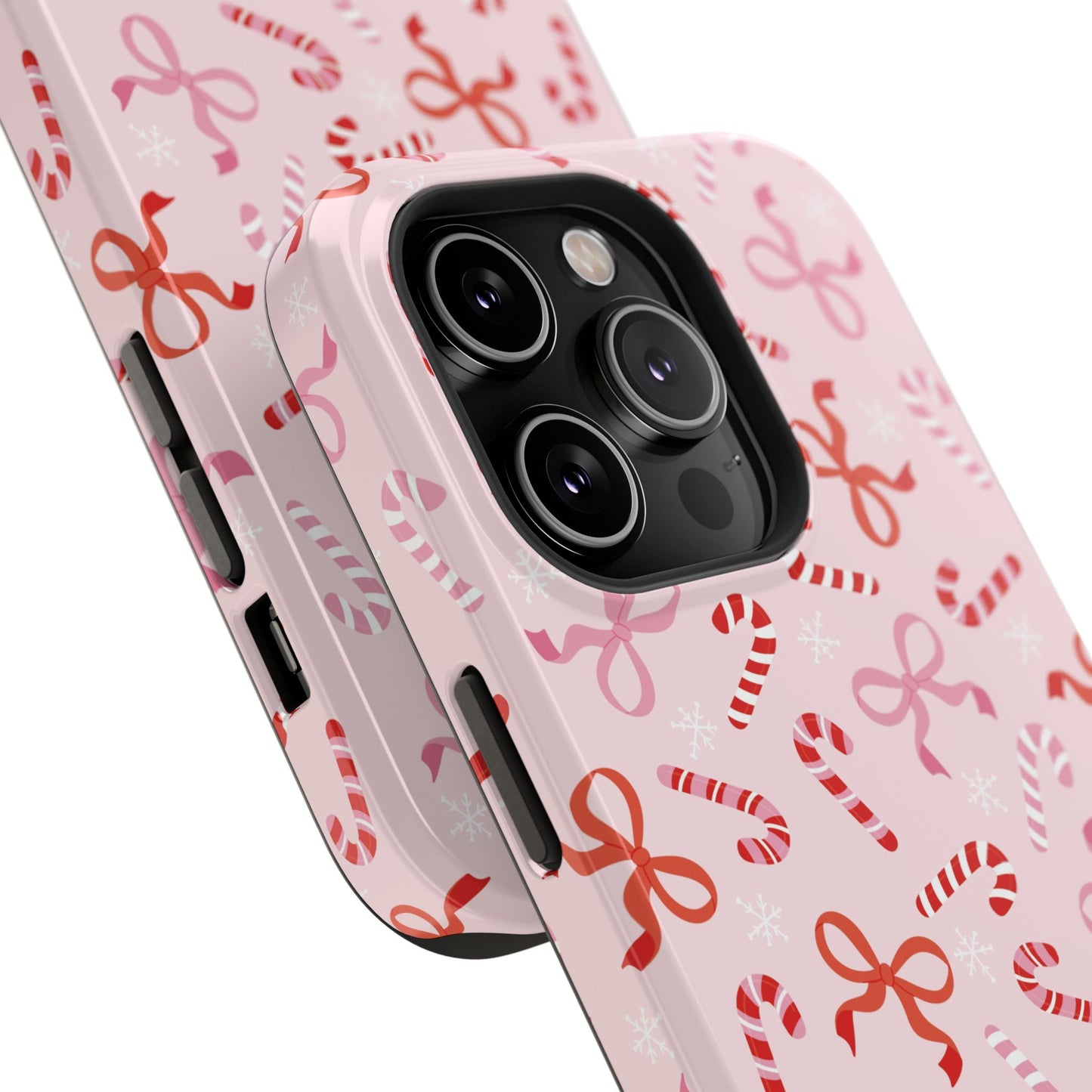 Candy Cane Impact-Resistant Phone Case - Limited Edition