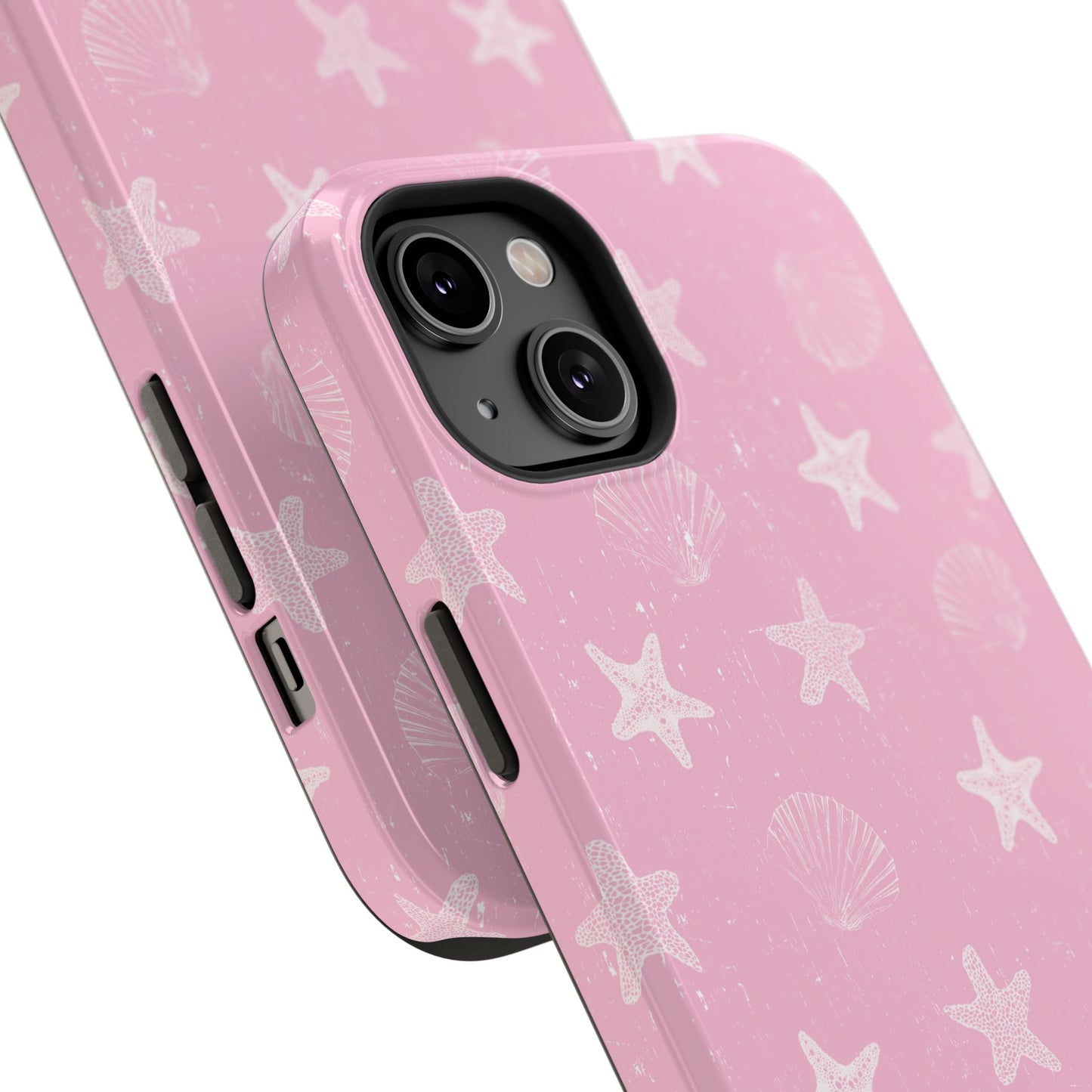 Pink Coastal Impact-Resistant Phone Case