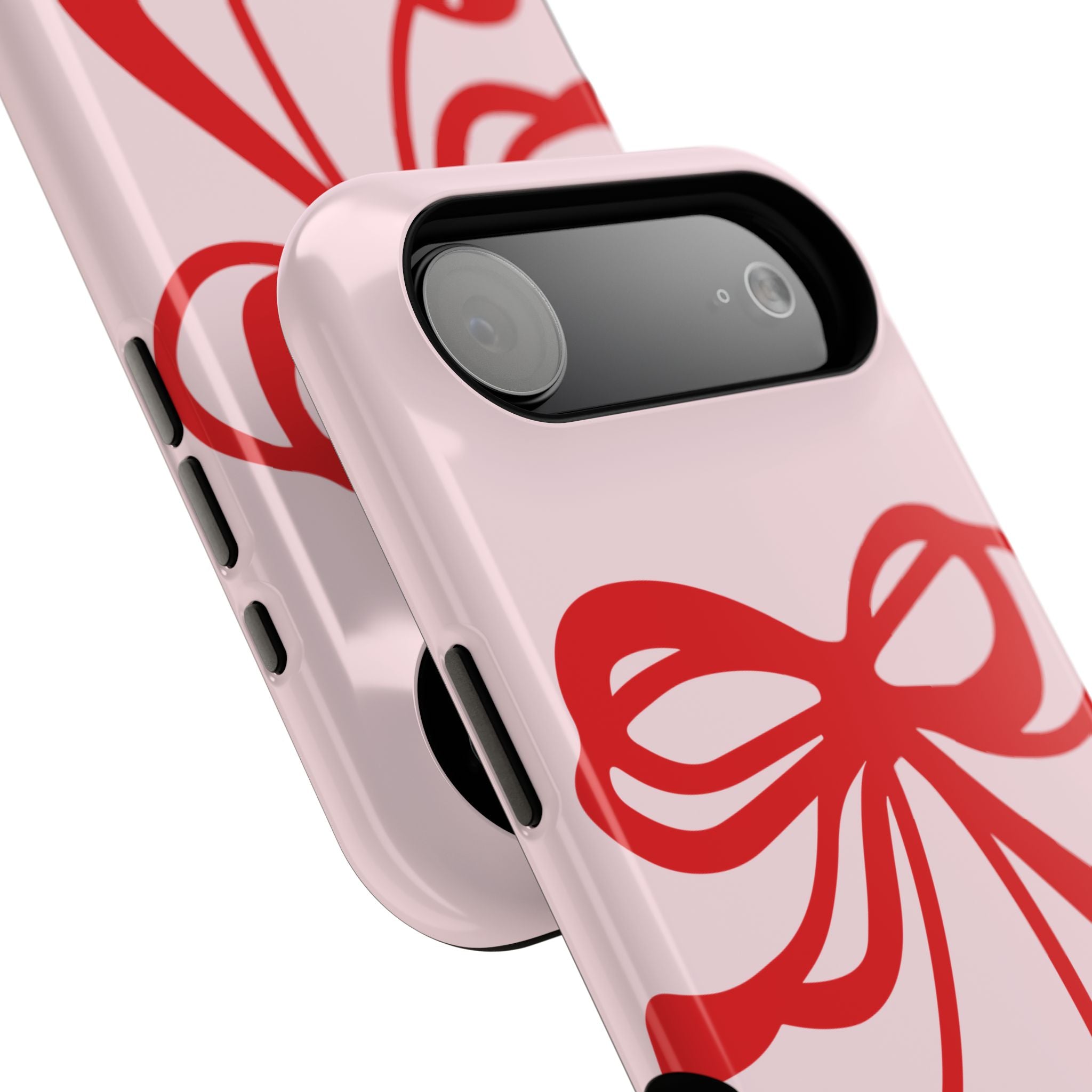 Cherry Bow Impact-Resistant Phone Case