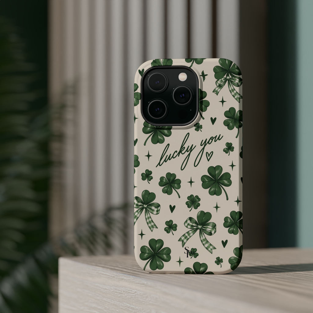 Lucky You Clover Magnetic Impact Phone Case
