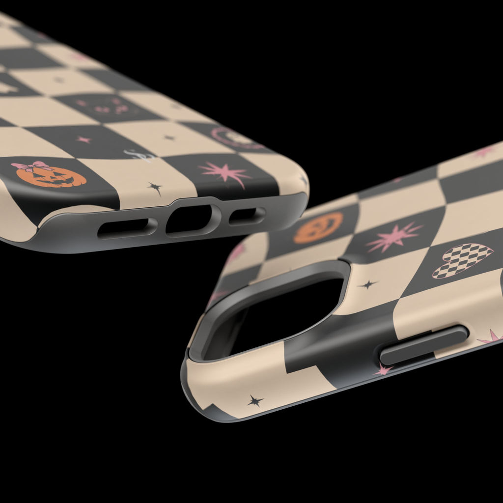 Halloween Checkerboard Magnetic Phone Case