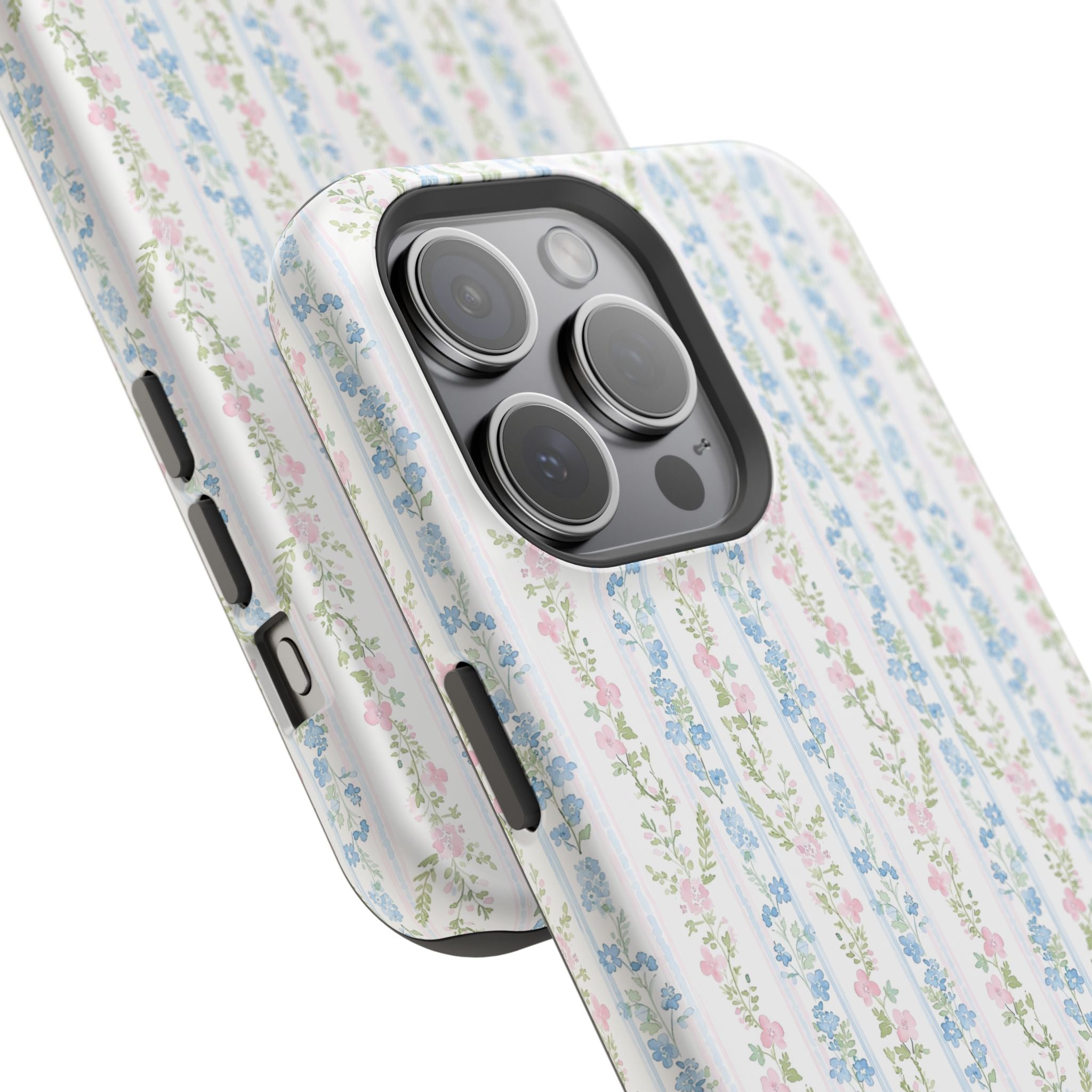 Pastel Floral Pattern Magnetic Tough Case