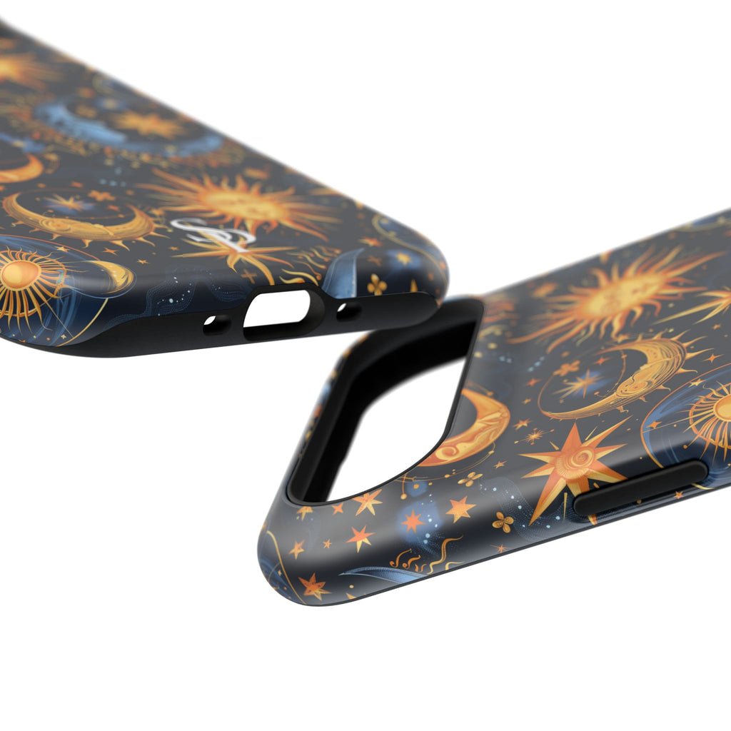 Celestial Sun and Moon Impact-Resistant Phone Case