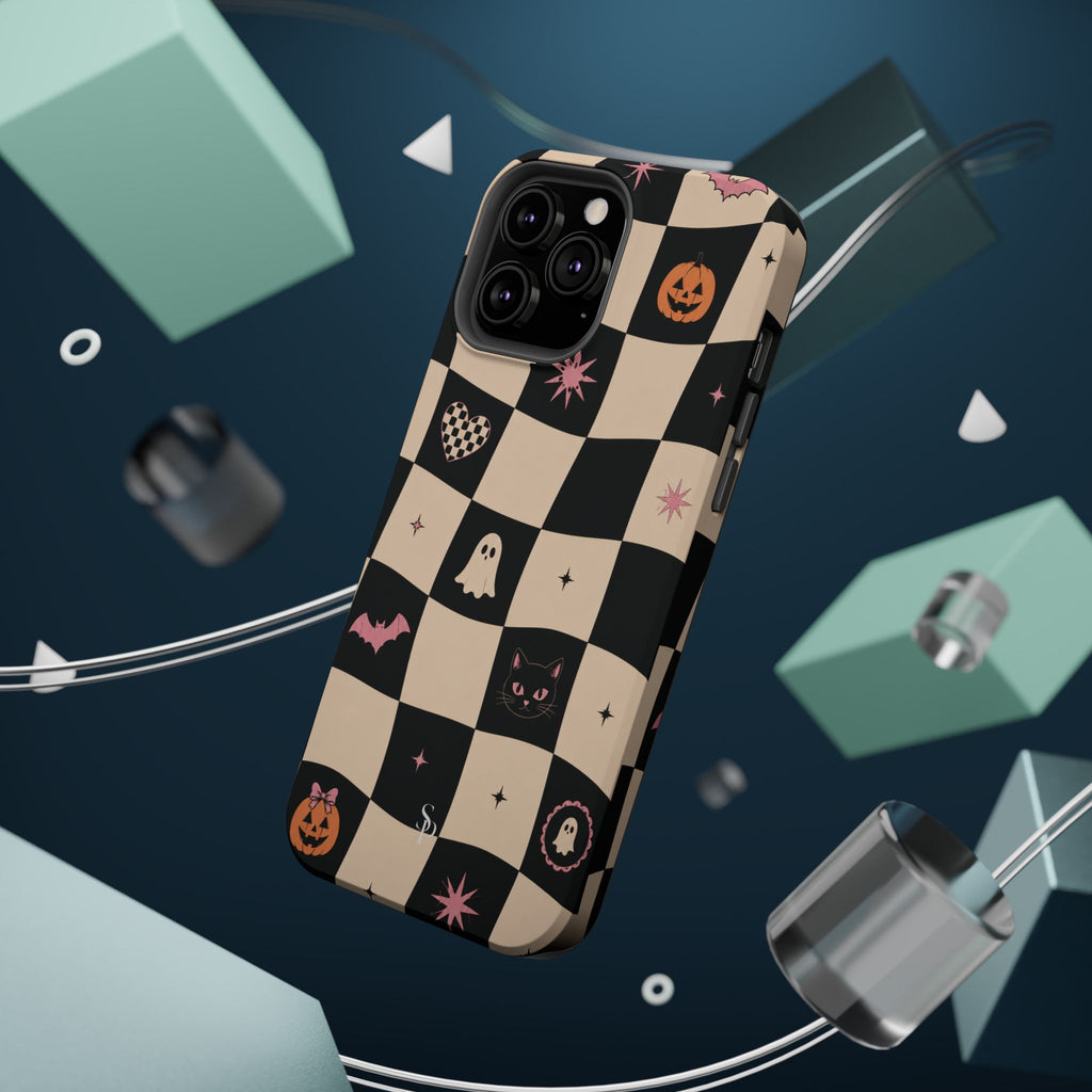 Halloween Checkerboard Magnetic Phone Case