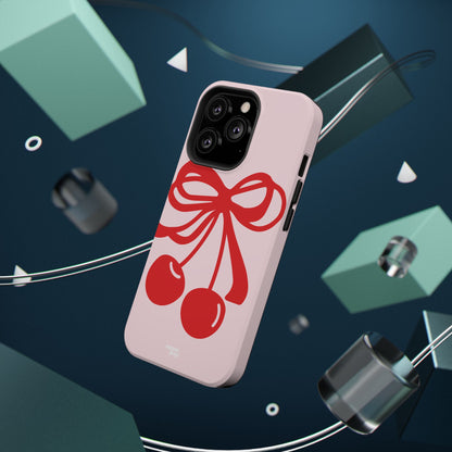 Cherry Bow Impact-Resistant Phone Case