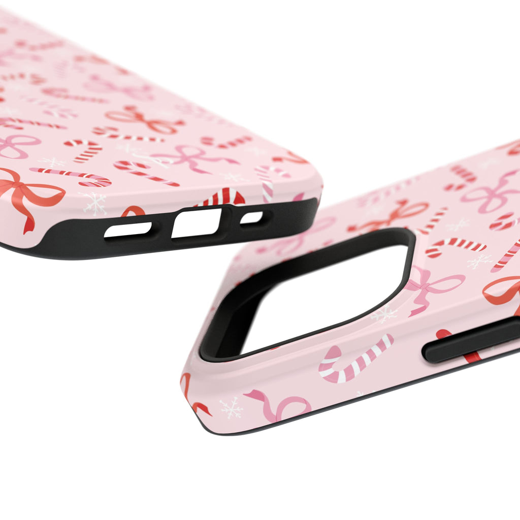 Candy Cane Impact-Resistant Phone Case - Limited Edition