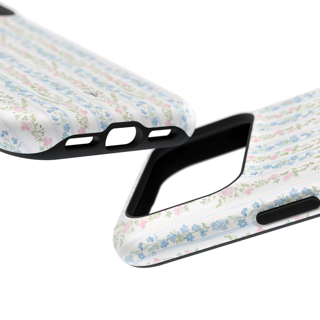 Pastel Floral Pattern Magnetic Tough Case