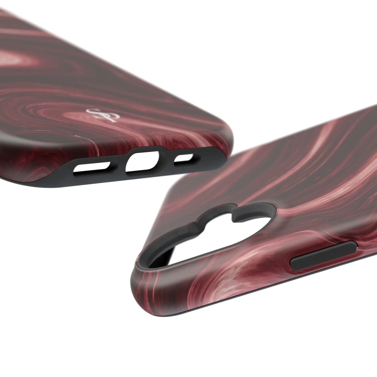 Burgundy Marble Magnetic Phone Case