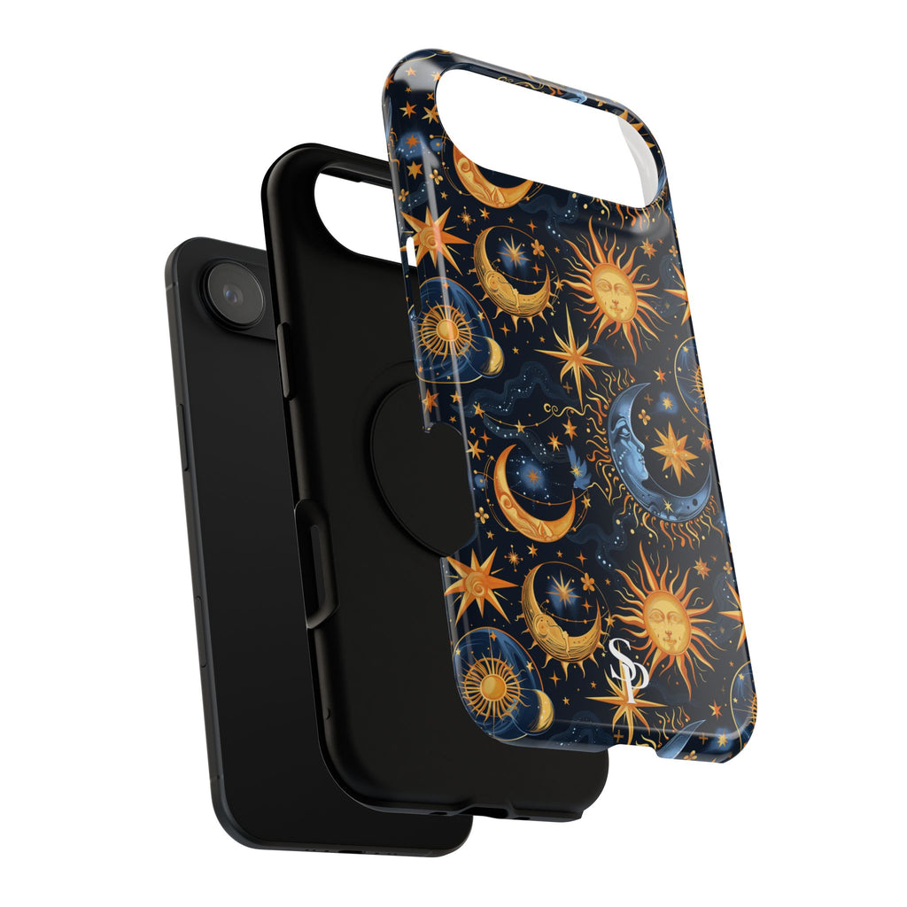 Celestial Sun and Moon Impact-Resistant Phone Case