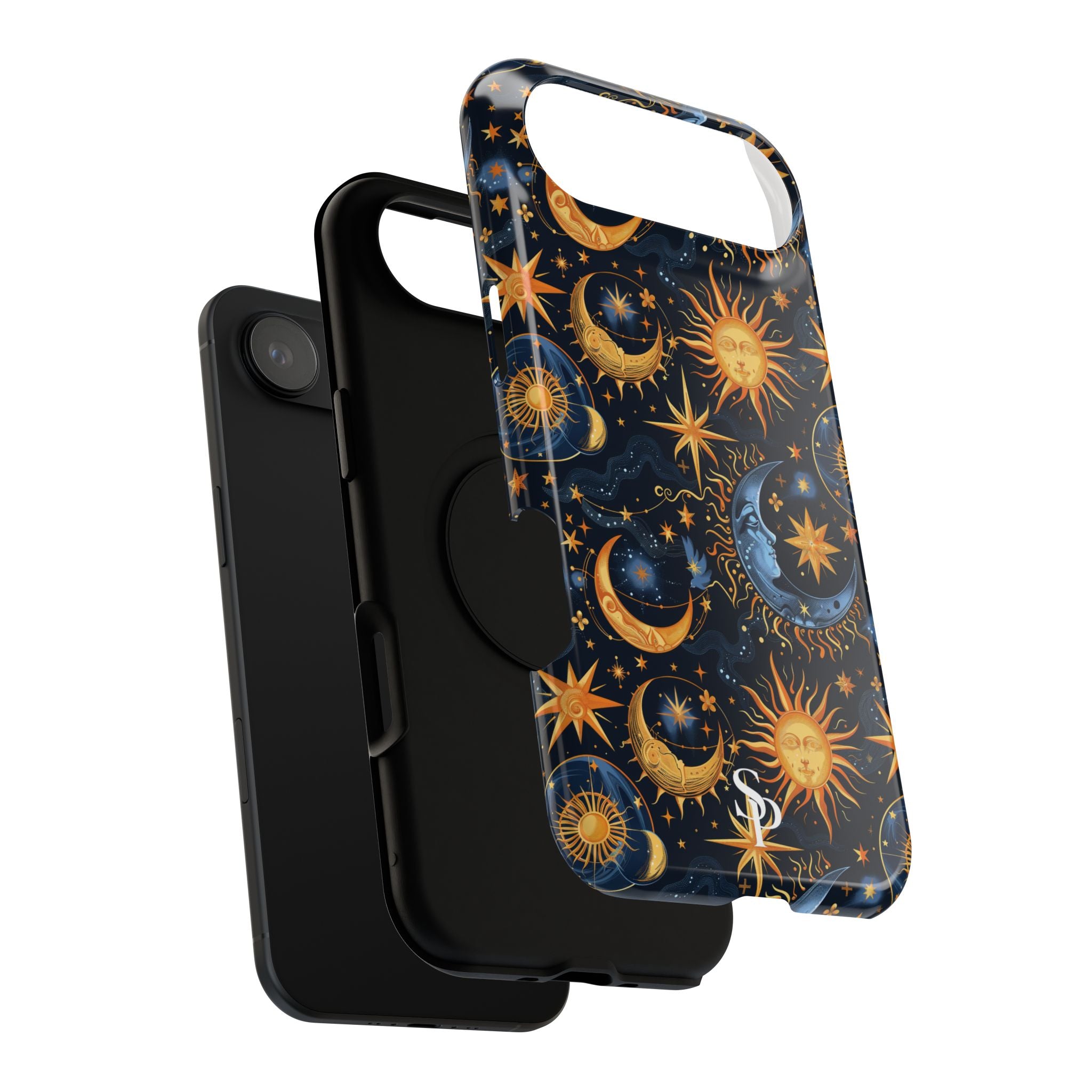 Celestial Sun and Moon Impact-Resistant Phone Case