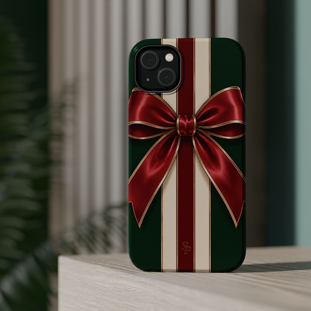 Christmas Gift Bow Magnetic Phone Case