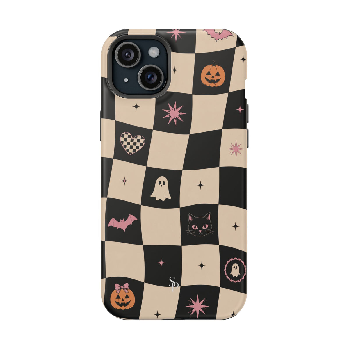 Halloween Checkerboard Magnetic Phone Case