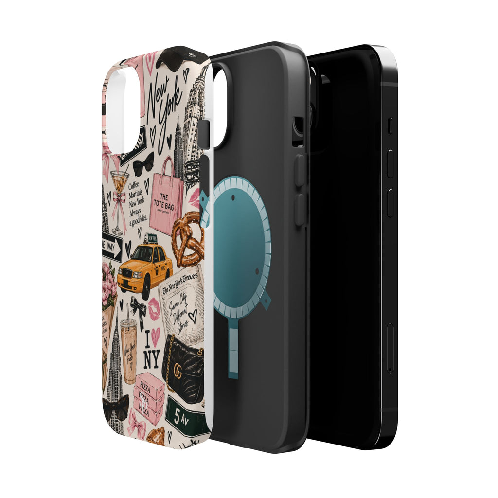 Pink New York Magnetic Phone Case