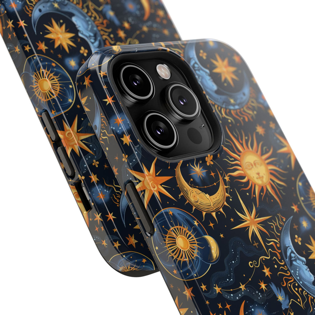 Celestial Sun and Moon Impact-Resistant Phone Case