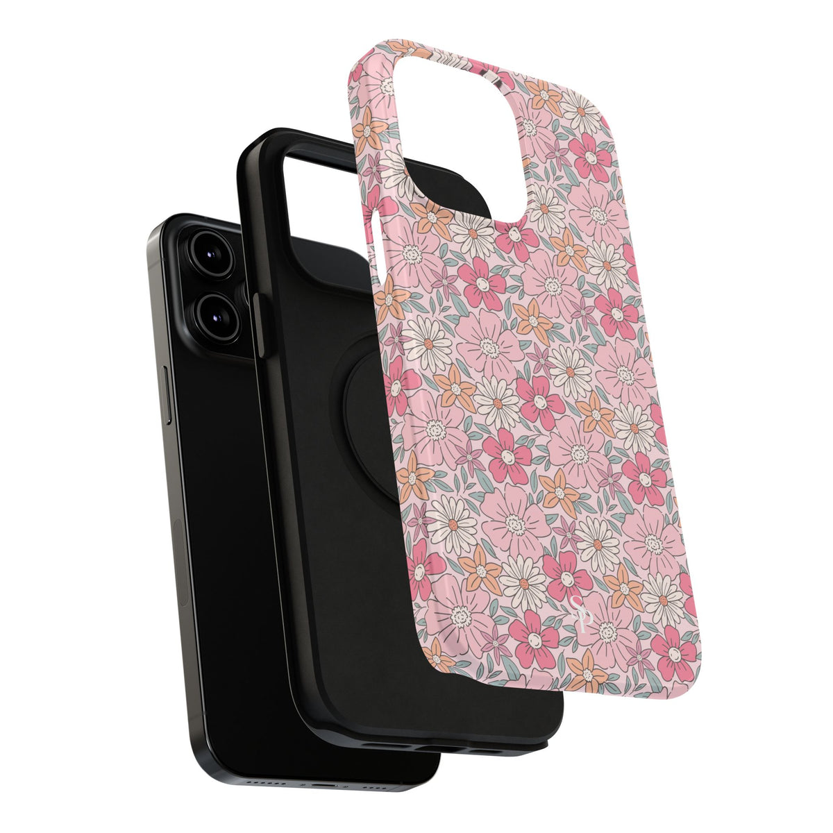 Pink Flowers Impact-Resistant Case