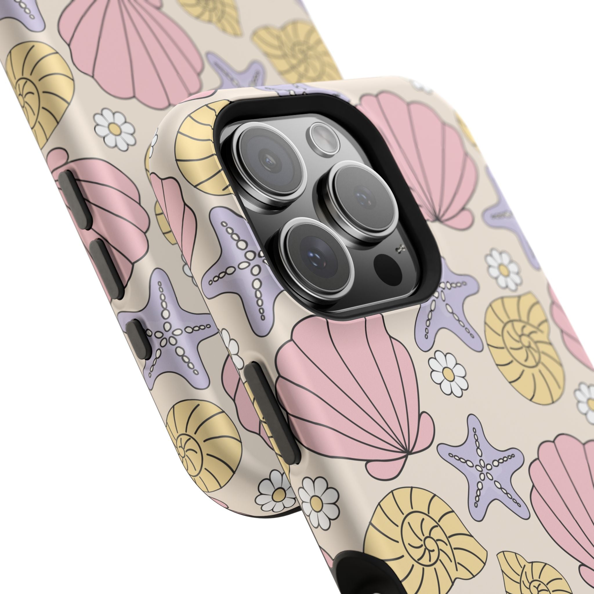 Coastal Shells Impact-Resistant Phone Case