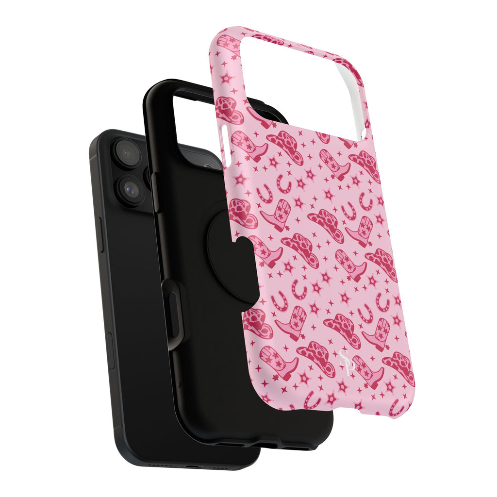 Pink Cowgirl Impact-Resistant Case