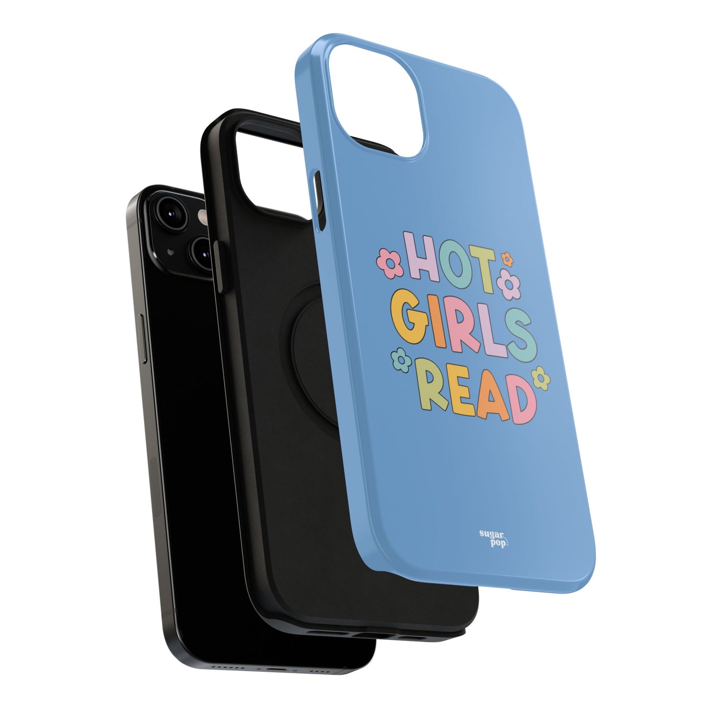 Hot Girls Read Impact-Resistant Phone Case - Design for Book Lovers