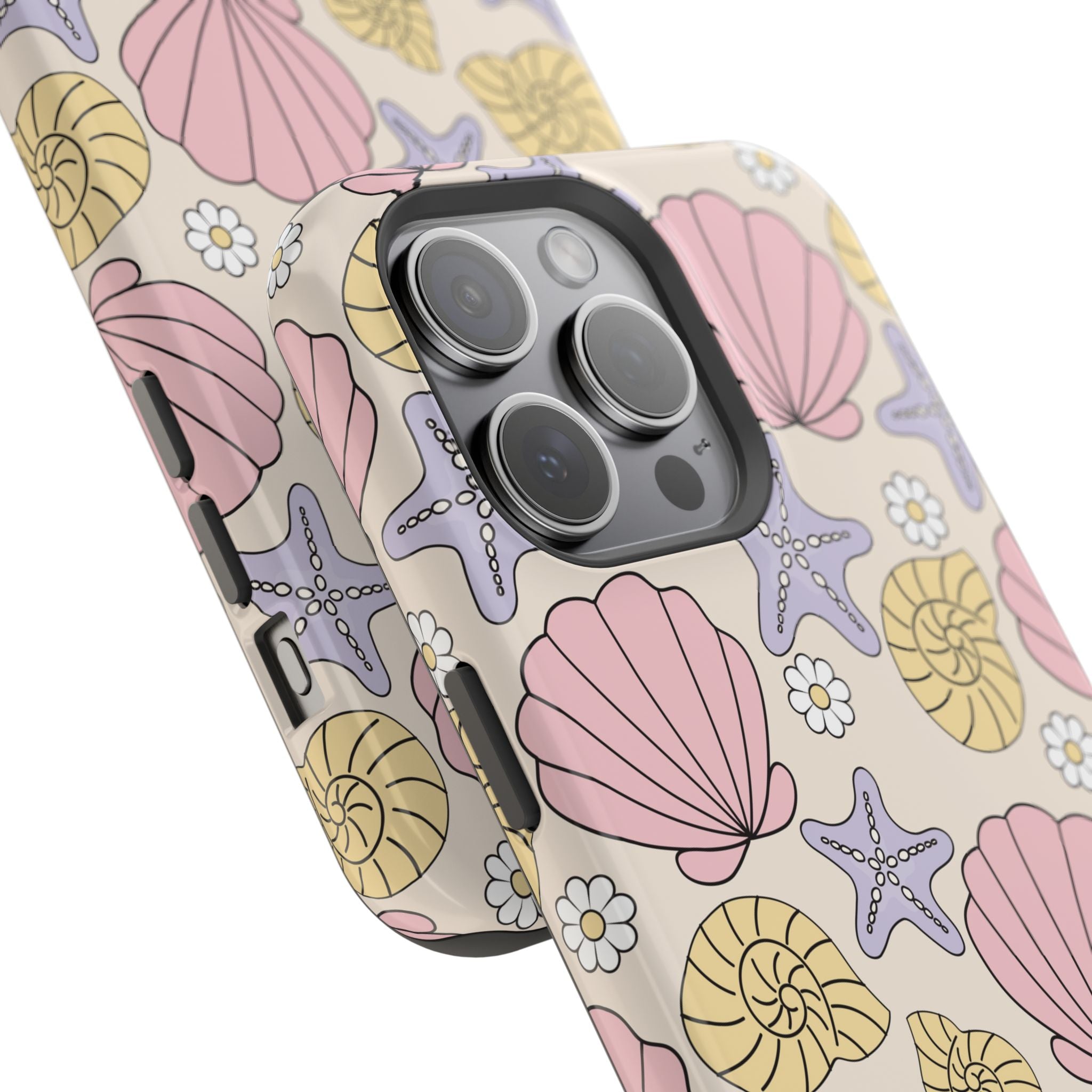 Coastal Shells Impact-Resistant Phone Case