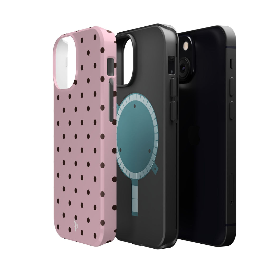 Pink Polka Dot Magnetic Case
