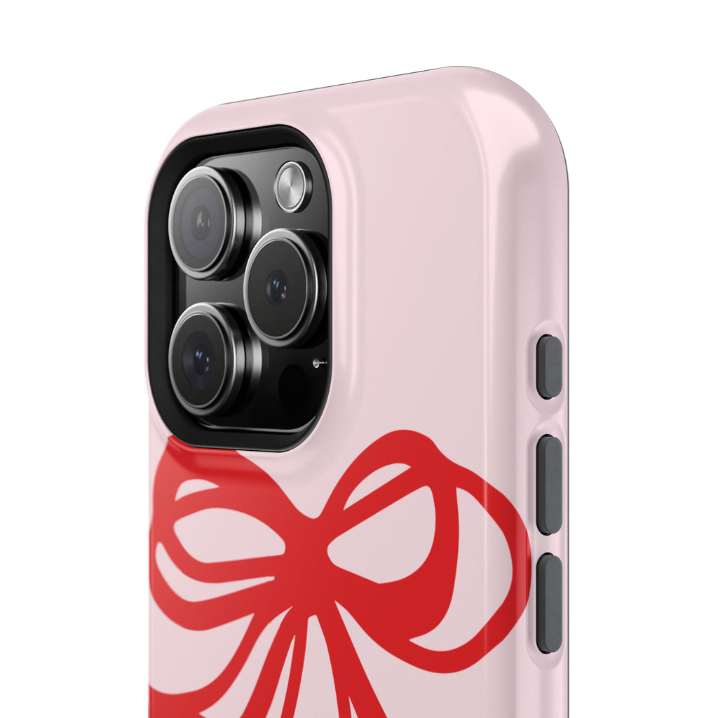 Cherry Bow Impact-Resistant Phone Case