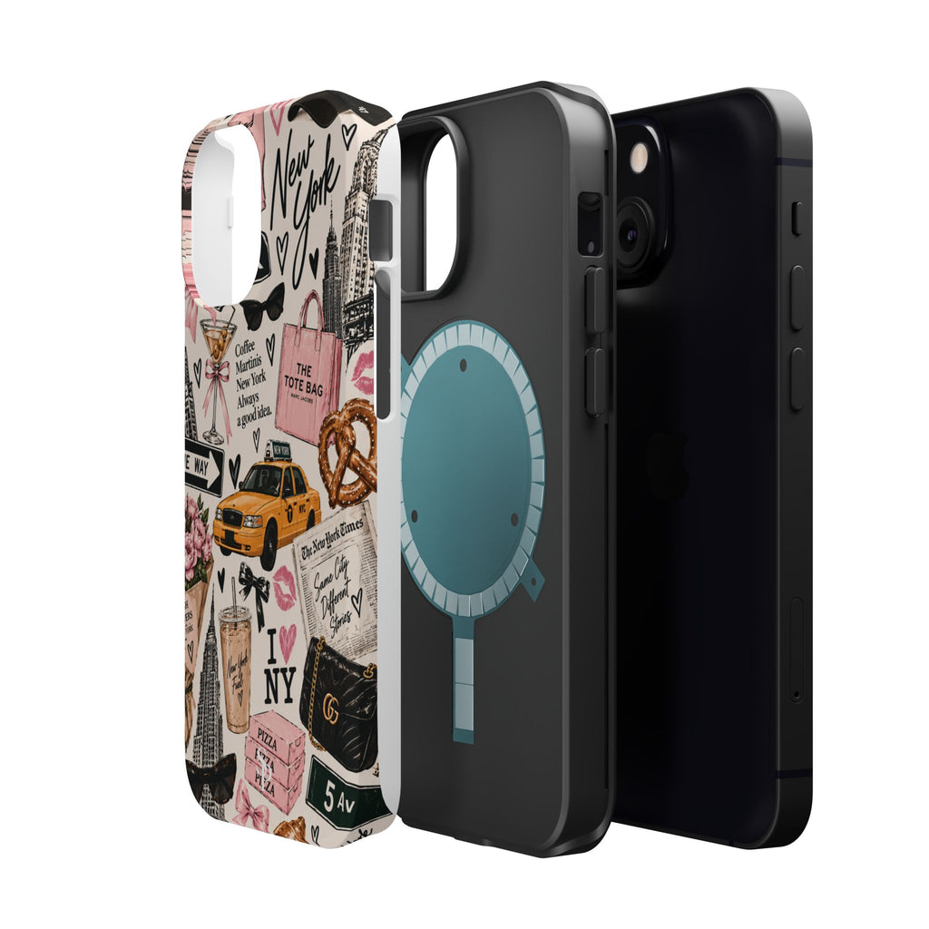 Pink New York Magnetic Phone Case