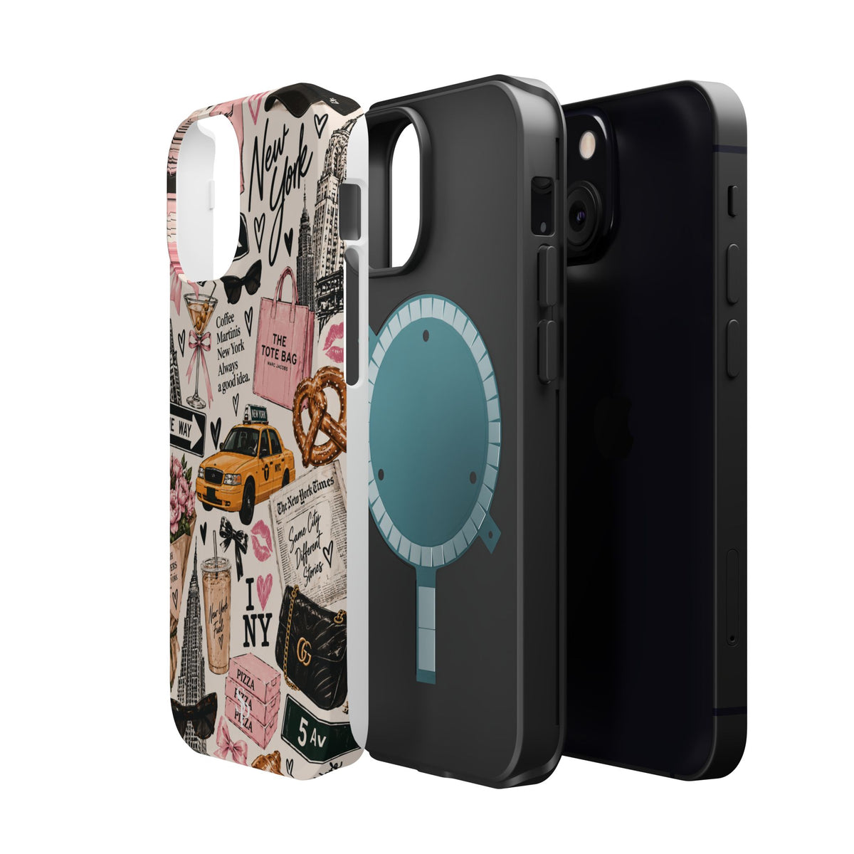 Pink New York Magnetic Phone Case