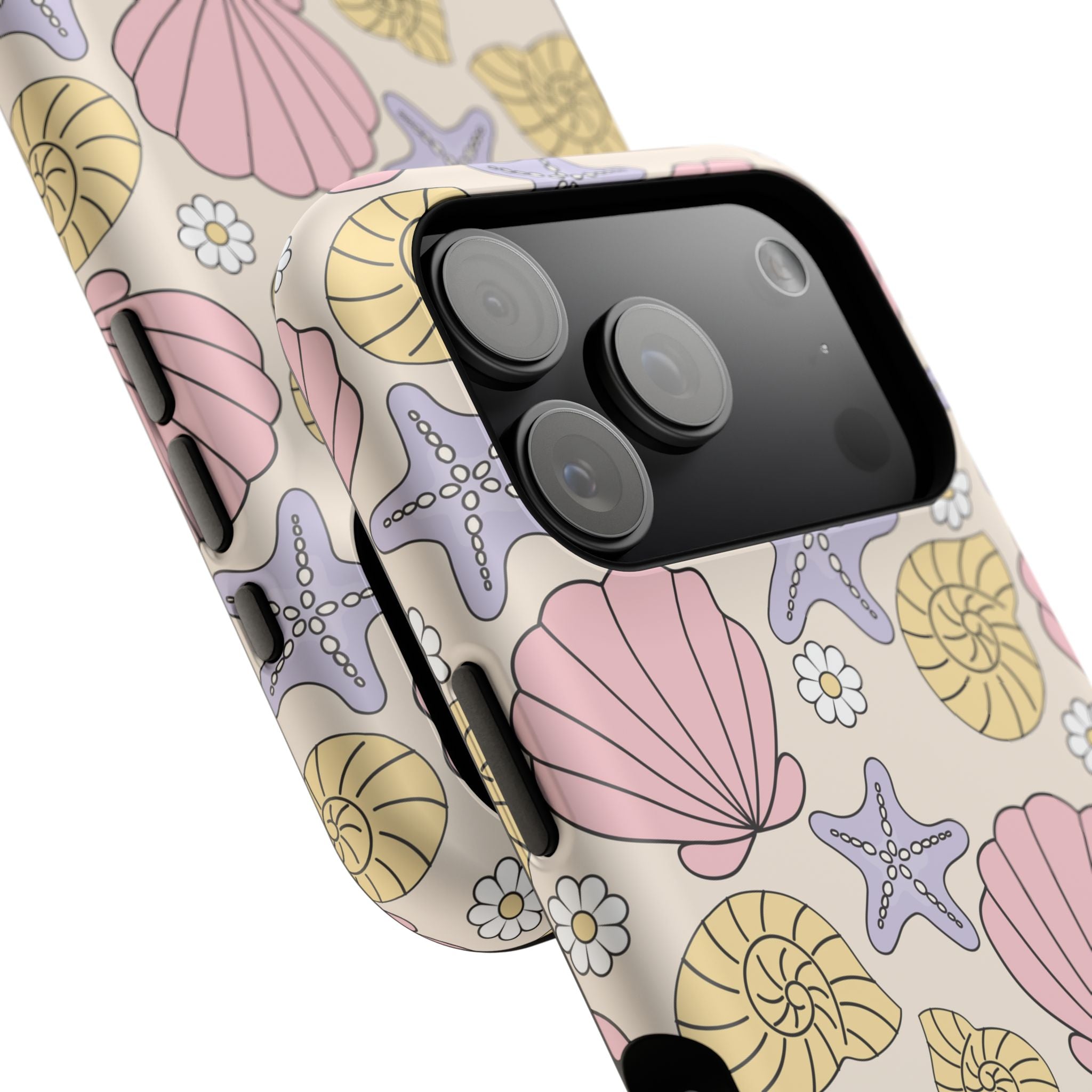 Coastal Shells Impact-Resistant Phone Case